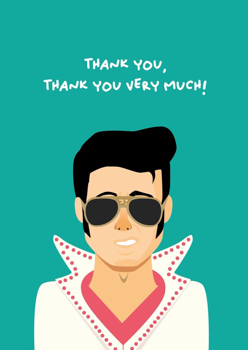 Thank You, Thank You Very Much Card